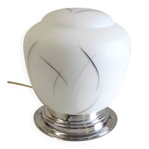 Plafonnier, applique - globe opaline