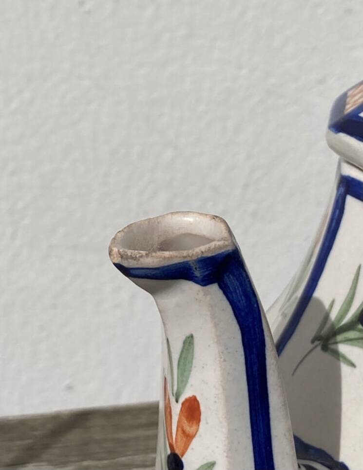 Quimper earthenware teapot