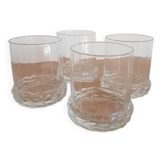 4*Large original stemmed glasses