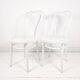 Paire de chaises bistrot vintage bois courbé, style café viennois classique