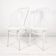 Paire de chaises bistrot vintage bois courbé, style café viennois classique