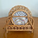 Ensemble de sous verre papillon vintage