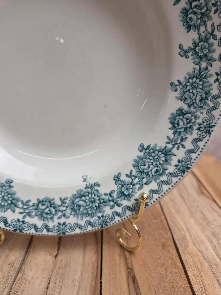 Antique hollow plate Saint-Amand – Argenton model