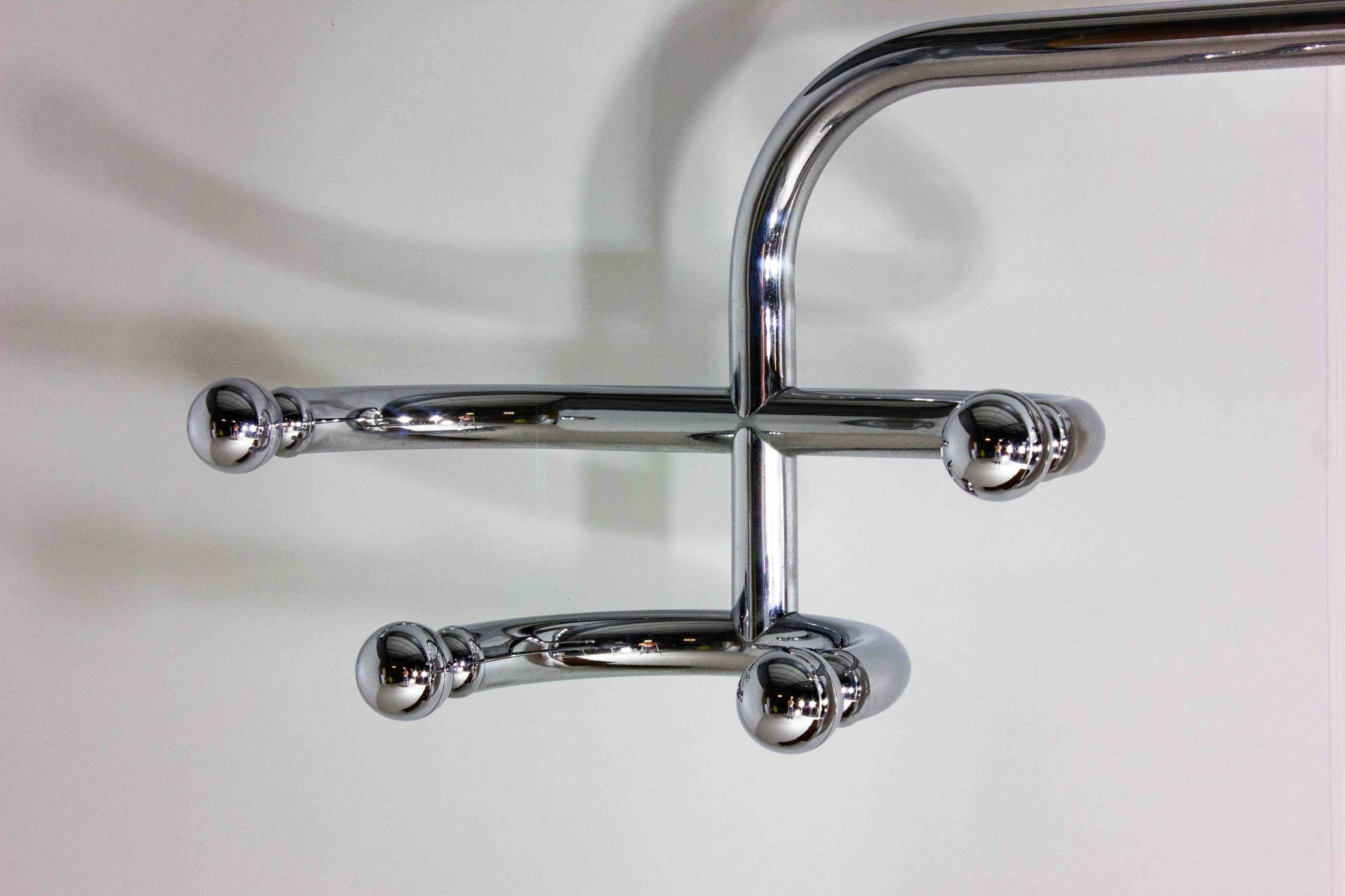 Modernist space age Italian coat rack, 1960s