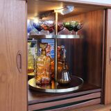 Vintage Danish Highboard with bar section, 1960s