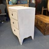 Commode antique peinte