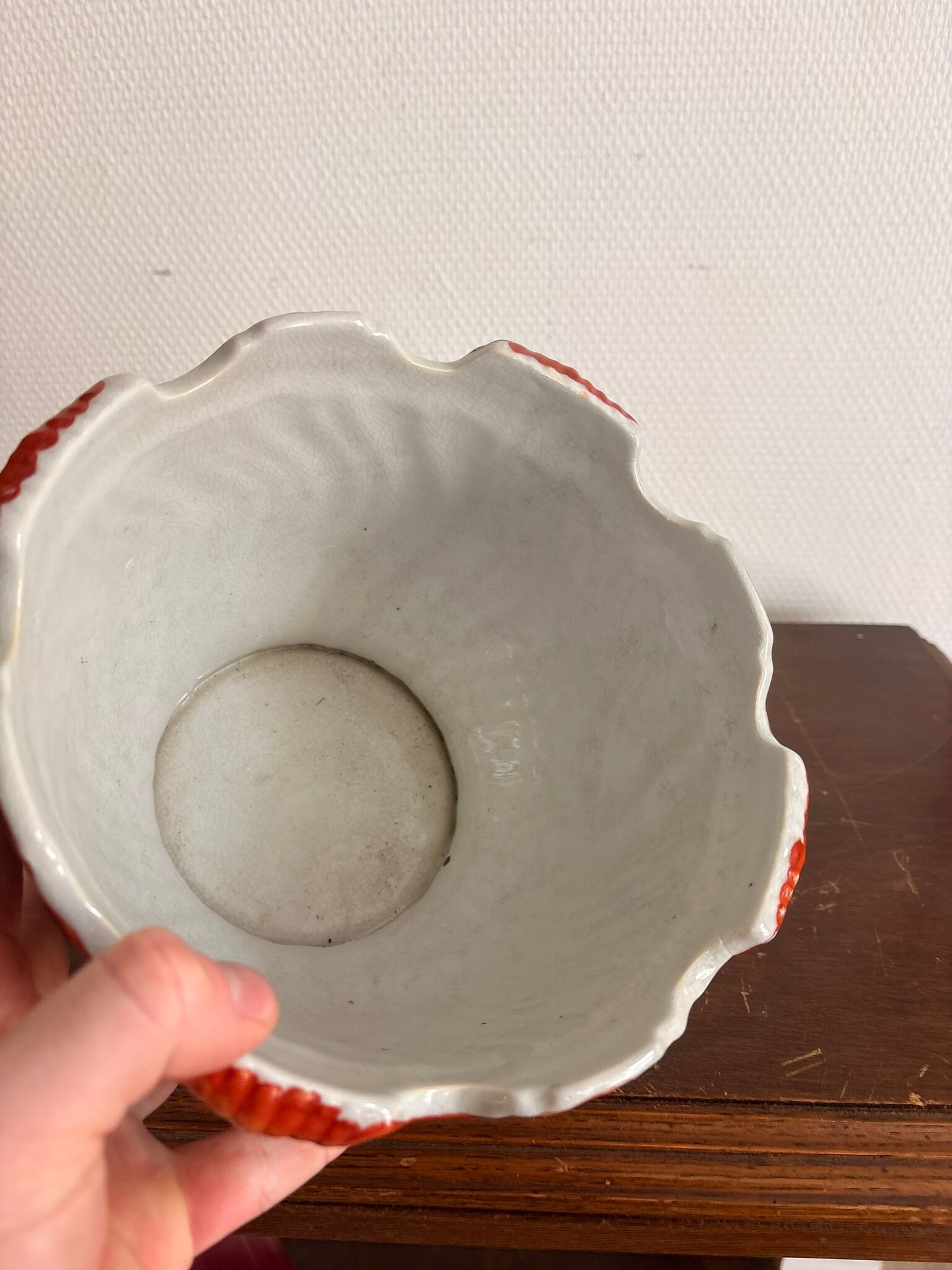 Antique Planter Cache Pot Satsuma Style Imari Japan 19th Century Meiji