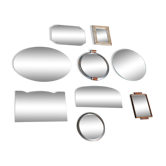 Lot de neuf miroir