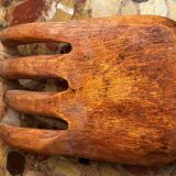 Large Carved Wooden Hand - 1950s
