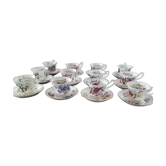 12 Royal Albert cups and saucers