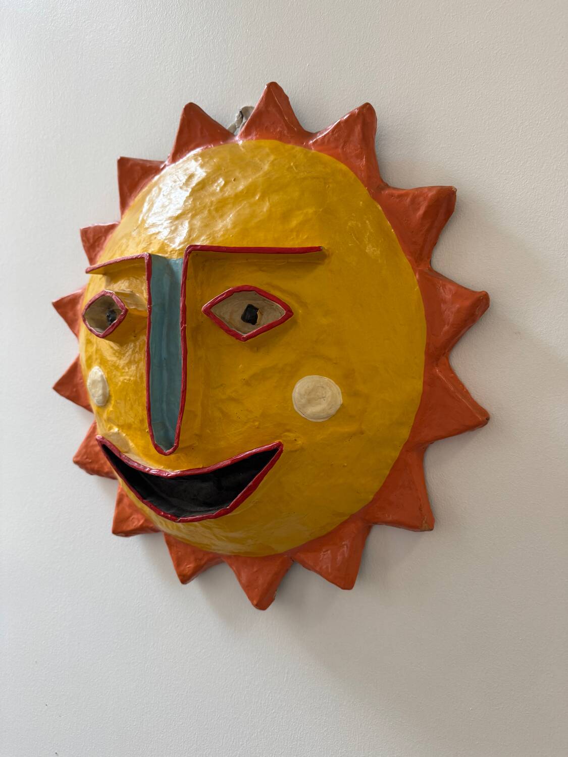 Paper mache sun from the 60s