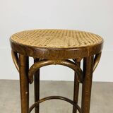 Canework and bentwood bistro bar stool