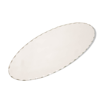 Miroir biseauté oval 21x10cm