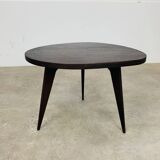 Tripod plant stand with compass feet, wood, 1950s