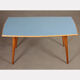 Table de repas vintage, fabrication tchèque, 1960