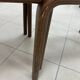 Stackable walnut chairs, Sauder designare, 1960s, USA