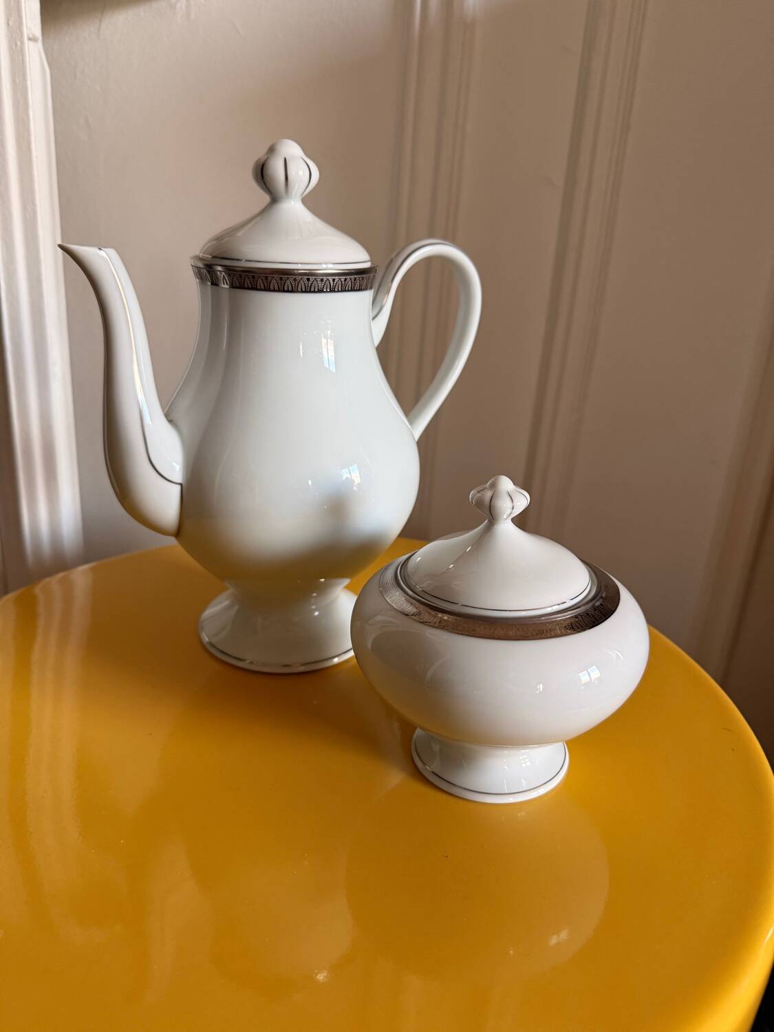 Service théière et sucrier Bernardaud