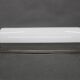 Czechoslovak Art Deco chrome wall light with milk glass, 1930s