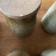 Mugs en grès émaillé vintage