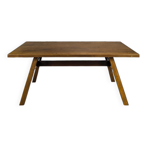 Table Torbecchia en Noyer par Giovanni Michelucci pour Poltronova