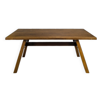 Table Torbecchia in Walnut by Giovanni Michelucci for Poltronova