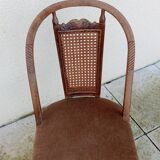 Ancienne chaise vintage ERCOL cannée
