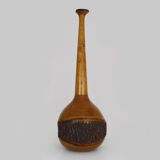 Jacaranda wood vase from the 80s