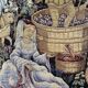 Large Tapestry of Halluin "The Grape Harvest at the Castle", Halluin Stitch