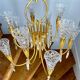 Vintage crystal pendant chandelier