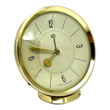 Brass alarm clock, UMF Ruhla, Germany, 1960s