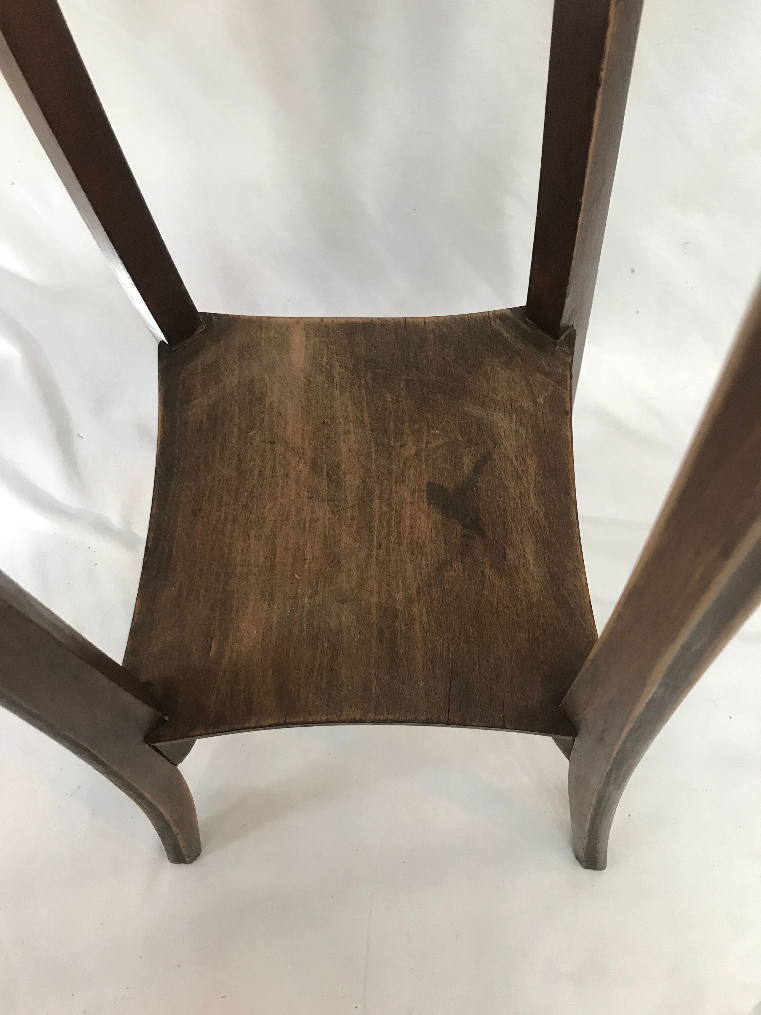 Oak Art Deco Sellette