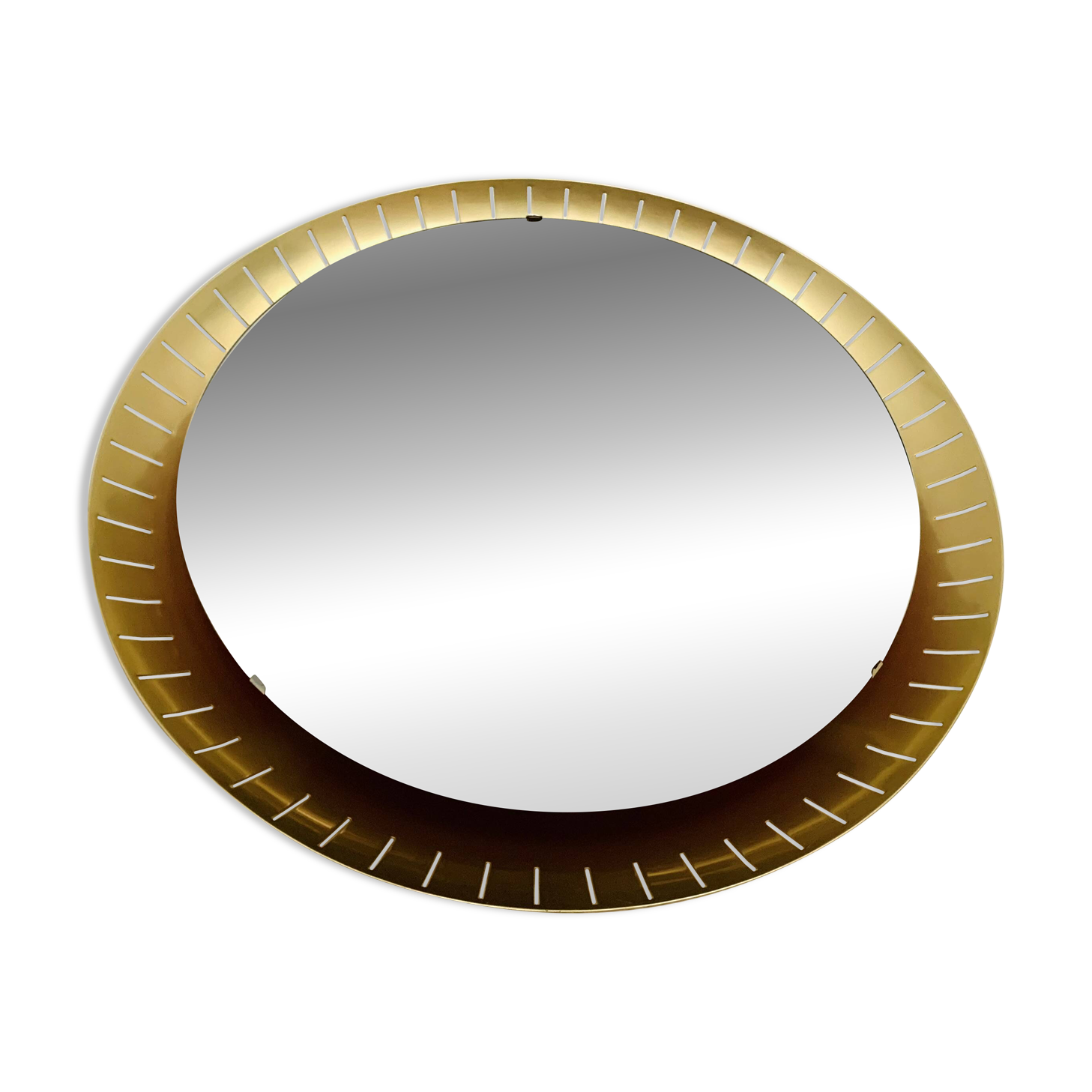 Miroir XXL lumineux de style moderne du milieu du siècle