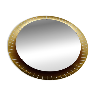 Miroir XXL lumineux de style moderne du milieu du siècle