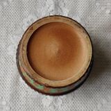 Mint green enamel pot/vase