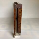 Old tray with art deco wooden handles