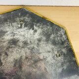 Vintage brass mirror 46 cm