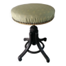Thonet wooden screw stool. Revamped Empire style.