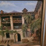 Giuseppe canella (1788 - 1847) italian painting, 1840s