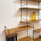 3 String wall shelf modules by WHB, Germany, 1960.