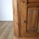 Rustic low corner unit, French artisanal work