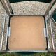 Set of 6 metal and velvet chairs 70s