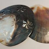 Pair of mother-of-pearl empty pockets
