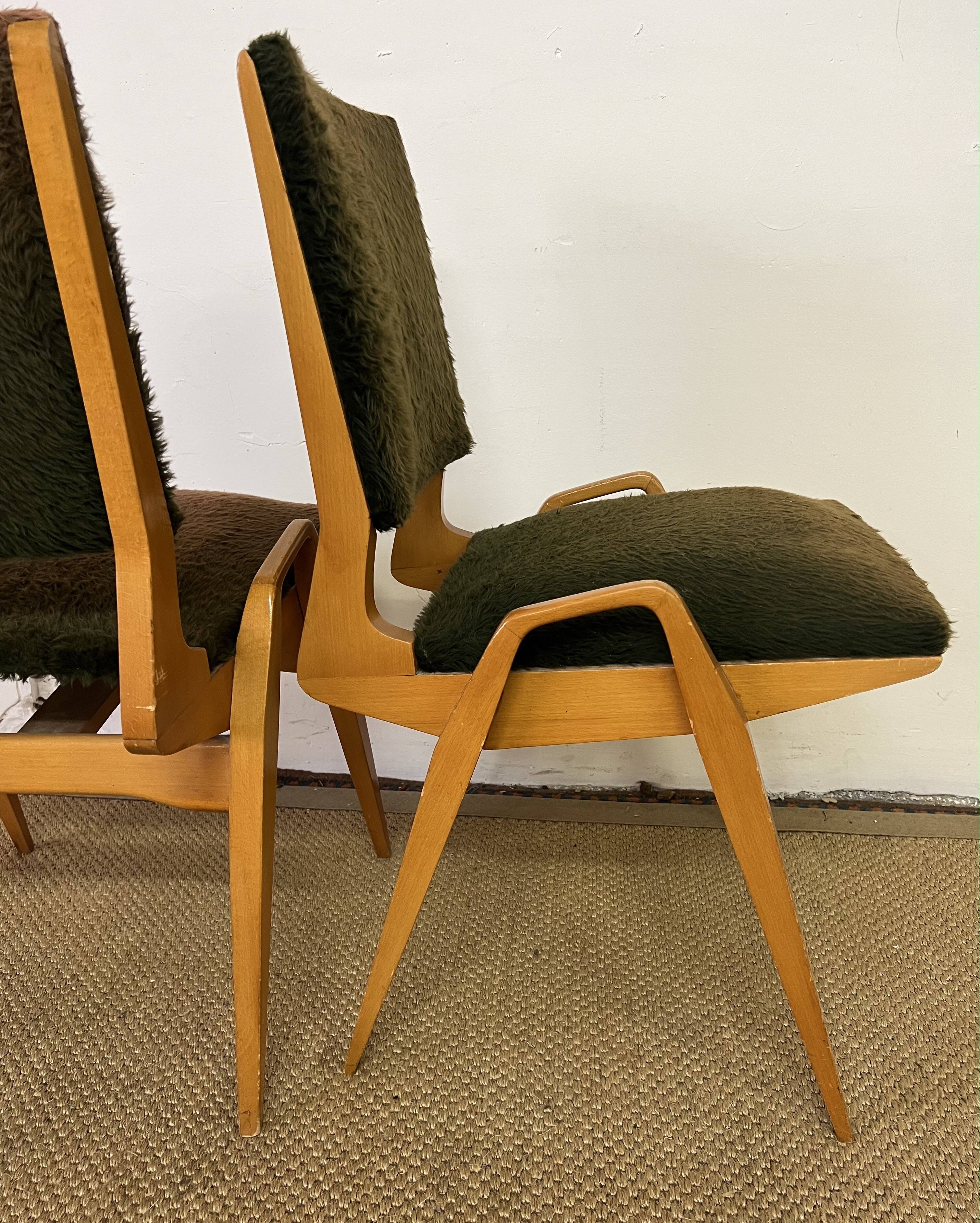 Paire de chaises vintage Maurice Pré des années 50