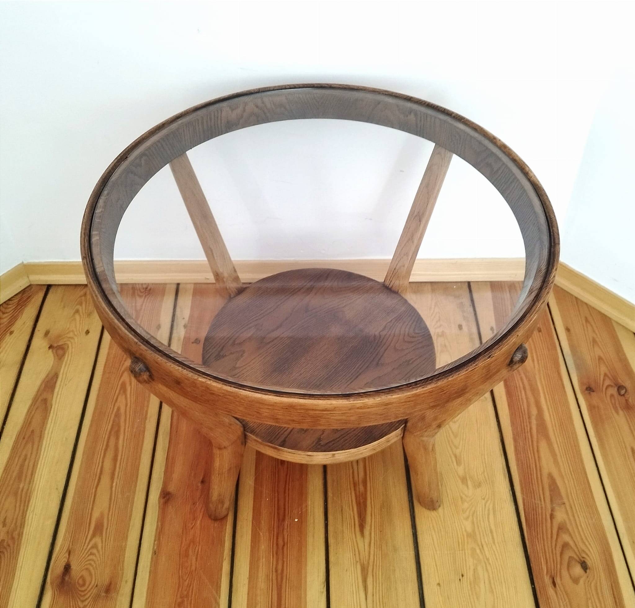 Coffee Table attributed to K. Kozelka for Interier Praha, Former Czechoslovakia, 1930s