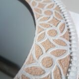 Large sgraffito mirror