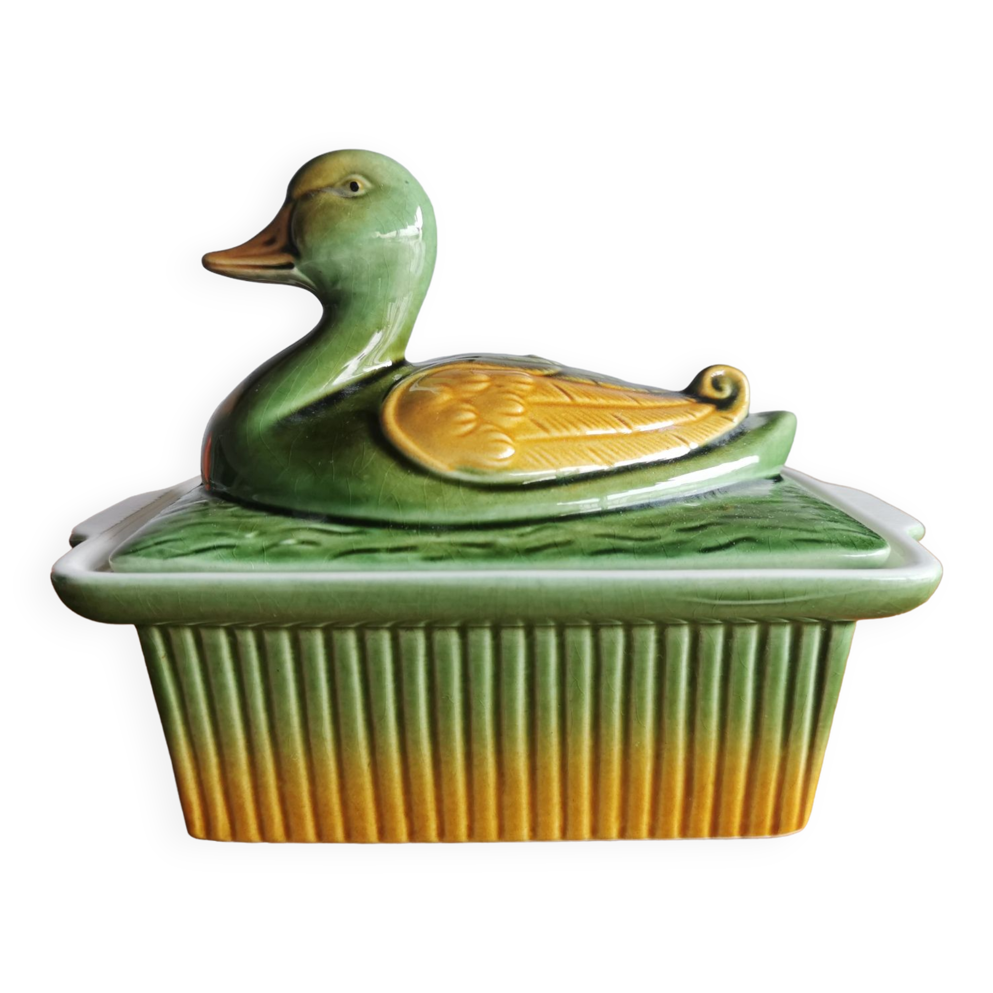 Butter dish/Vintage terrine dish