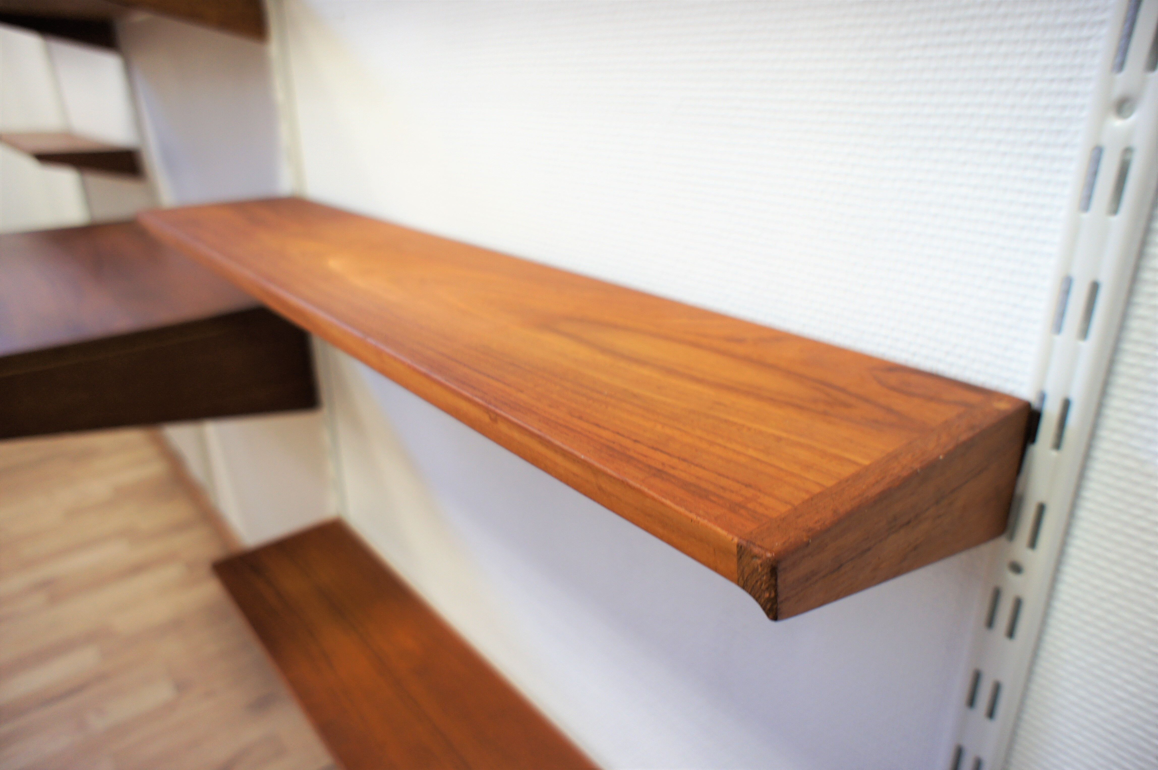 Scandinavian teak modular library, Kai Kristiansen