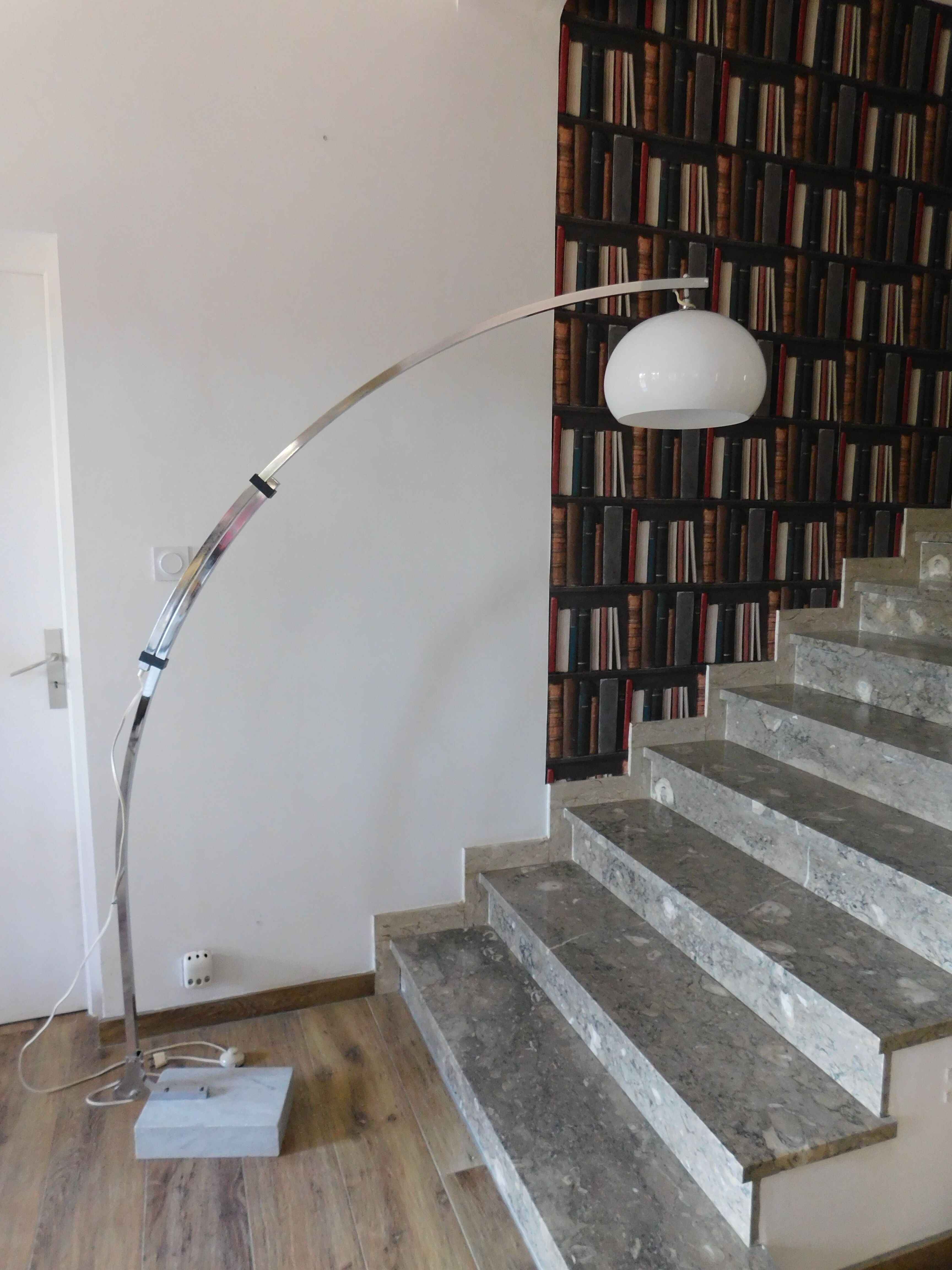 Arc floor lamp by Goffredo Reggiani