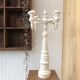 Wooden candlestick