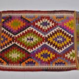 Small Oushak Multicolour Kilim Rug sk 1677